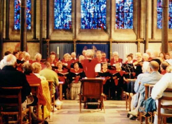 The Choir in Salsbury Cathedral