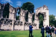 Abbey ruins at York